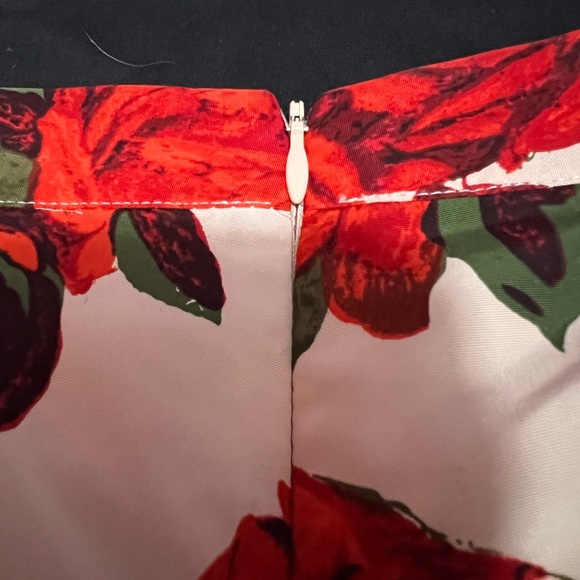 Red roses skirt - Picture 4 of 5